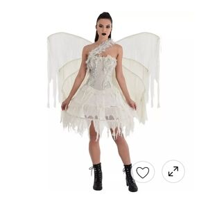 NWT Haunted Grunge Angel Distressed Adult Costume S/M